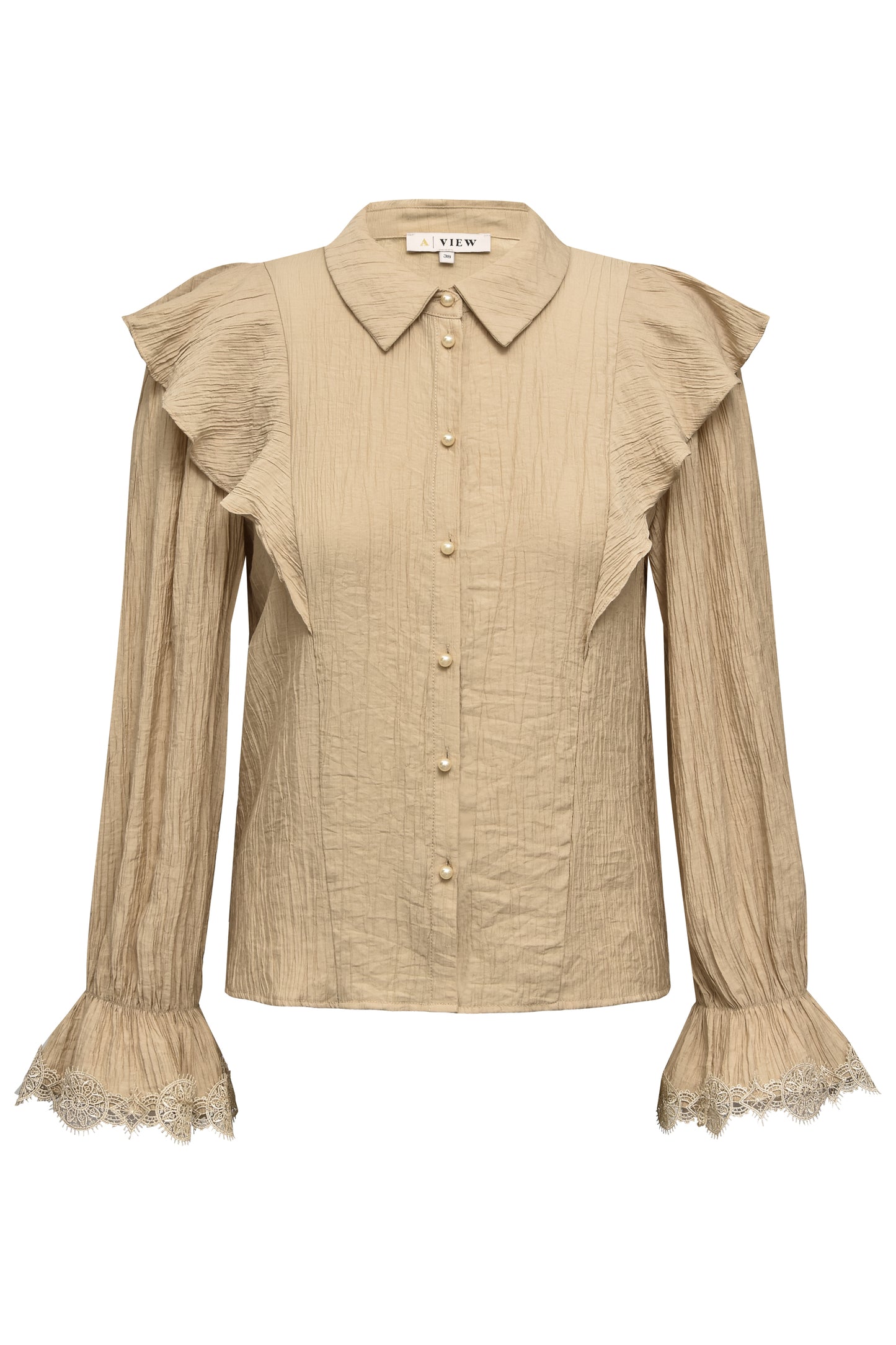 A-VIEW - Sophie shirt - Sand