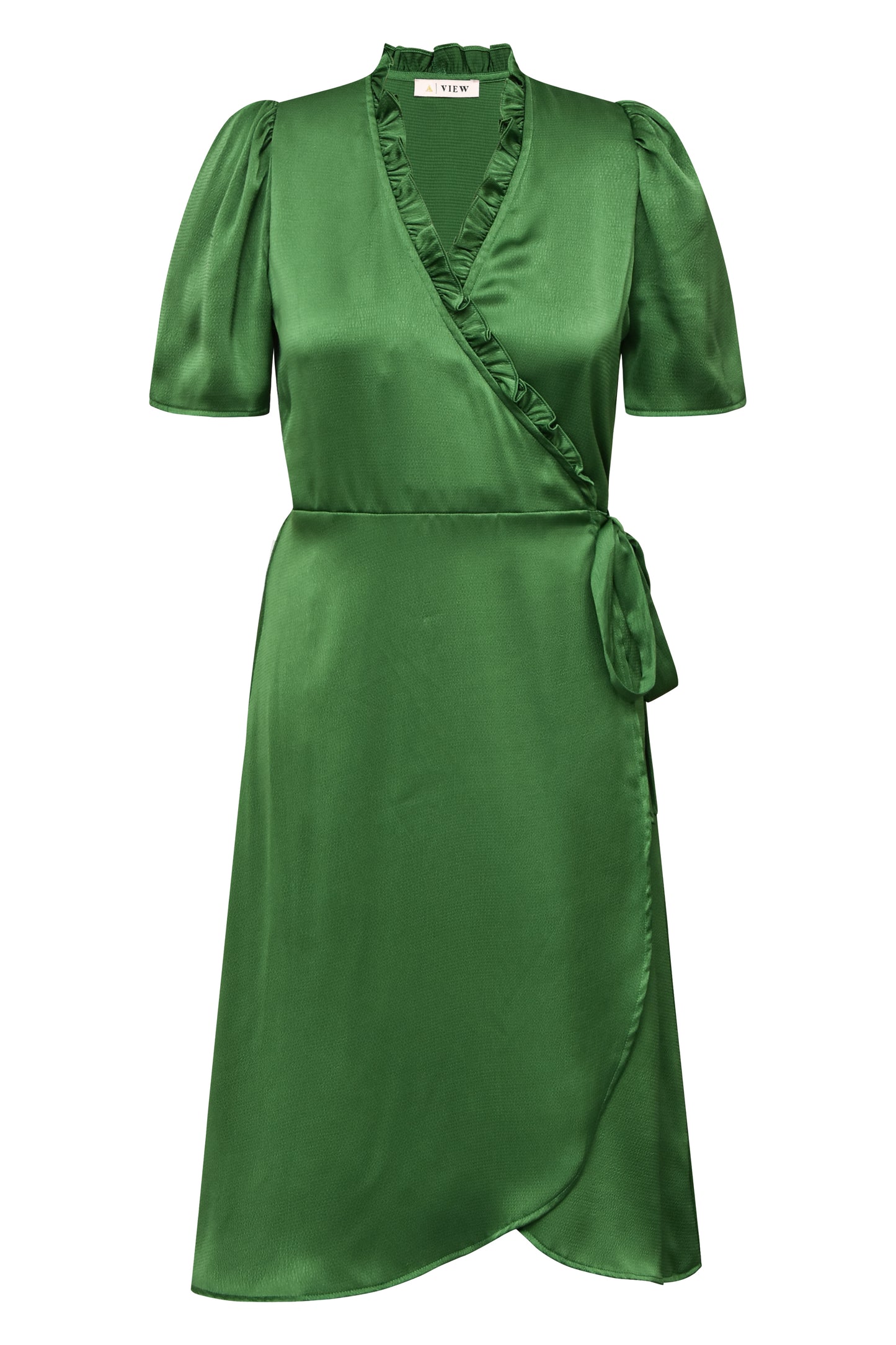 A-VIEW - Peony medi dress - Grøn