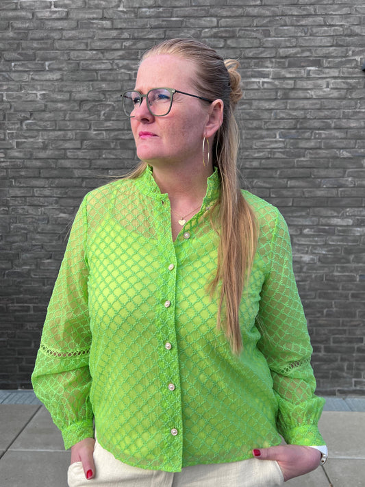 A-VIEW - Sanna shirt - Grøn